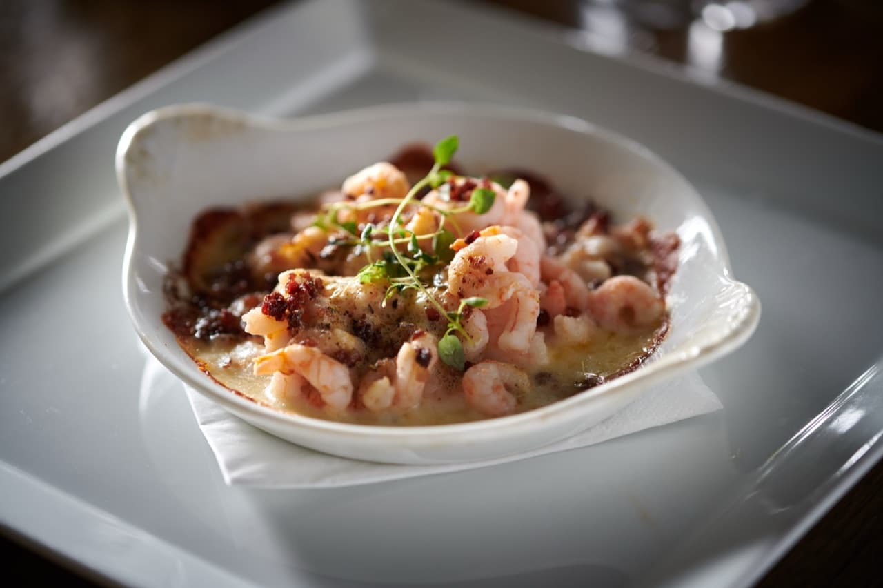 Pannestekt scampi